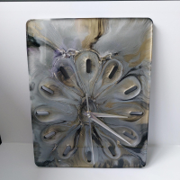 Klok van Epoxy in rechthoek model. Op vele manieren op te hangen.